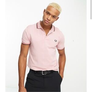 Fred Perry Light Pink Polo Shirt M4236